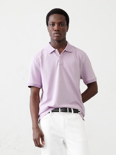 Standard-Fit Pique Polo