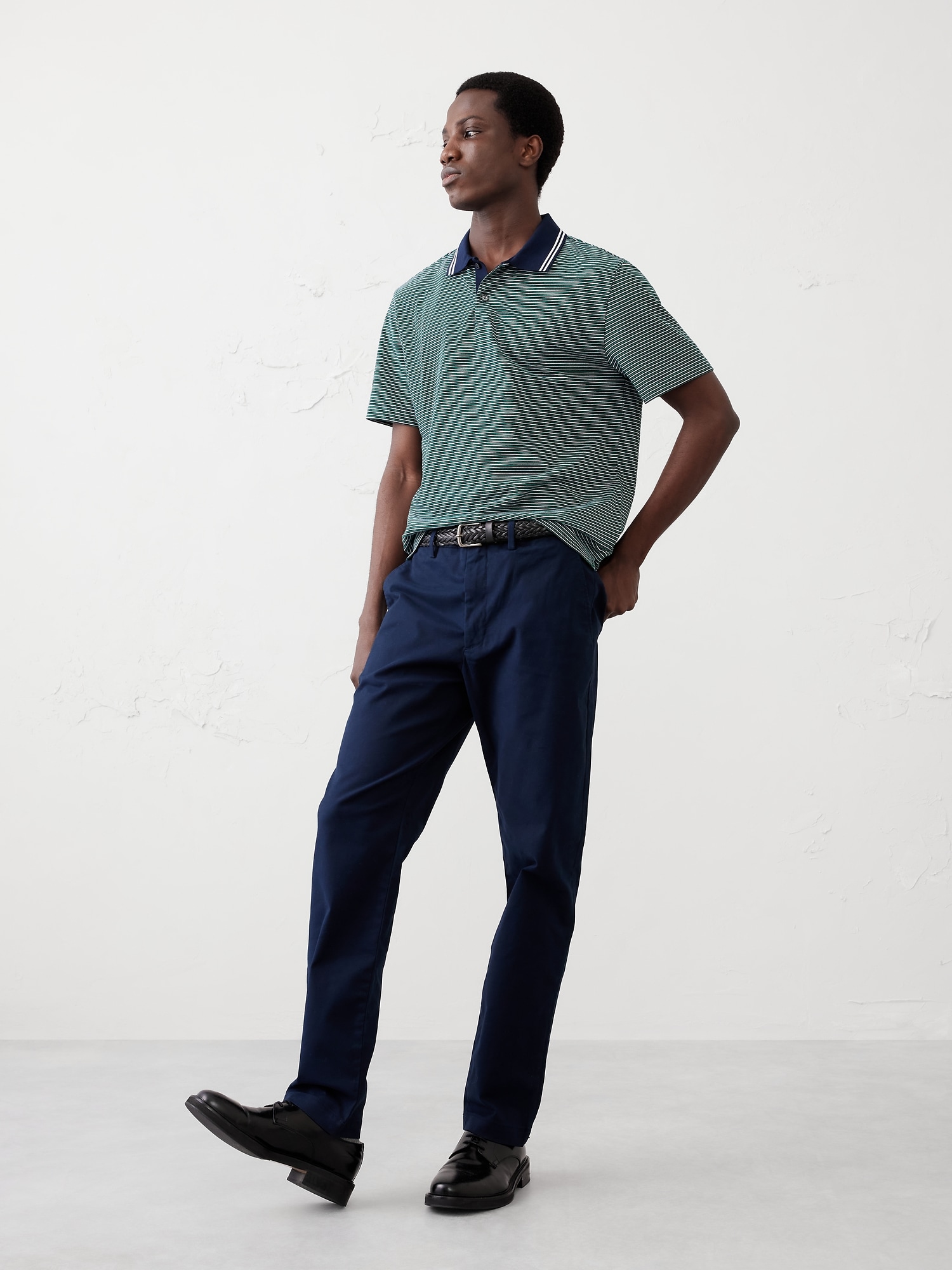 Slim Cotton Pique Polo