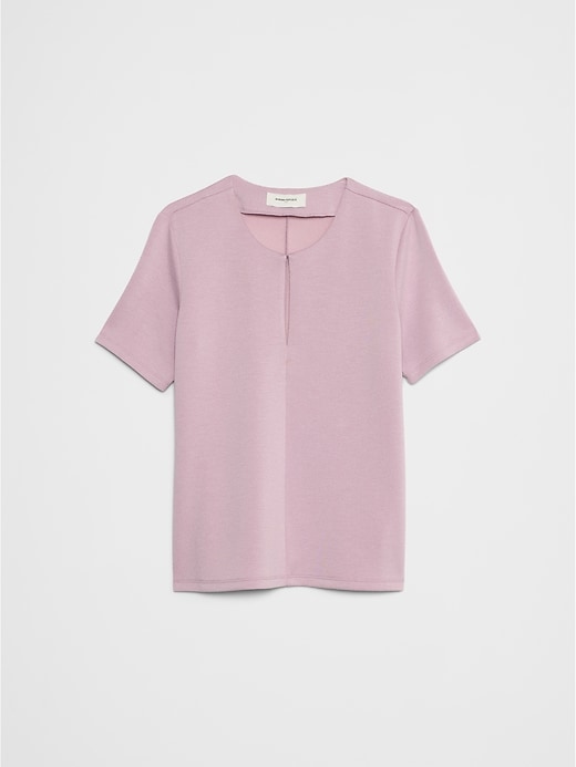 トップス hydecrew Soft Touch Scuba Crew-Neck Top | Banana Republic Factory