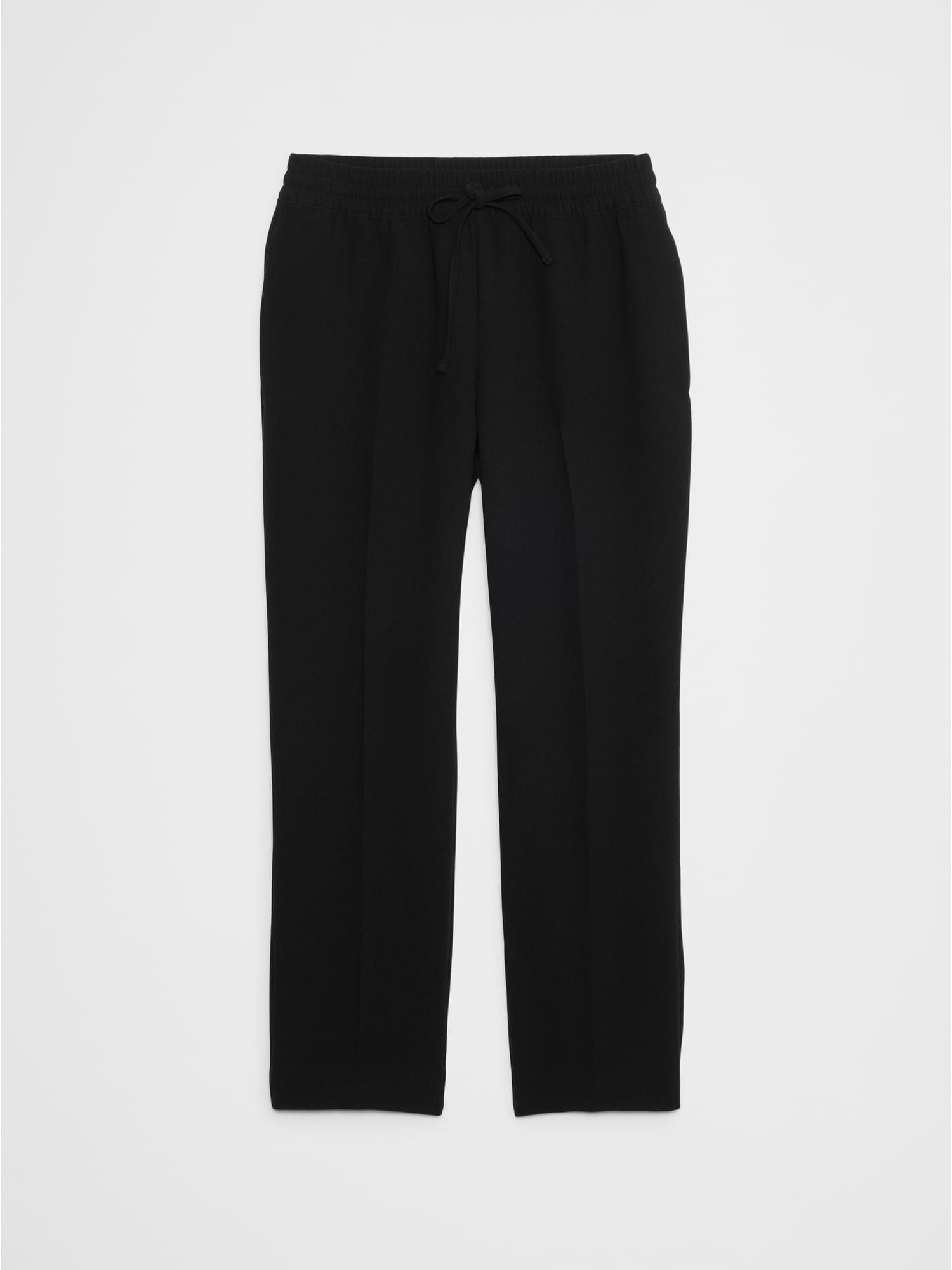 Tapered Crepe Pull-On Pant