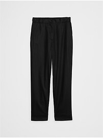 Tapered Linen-Blend Pull-On Pant