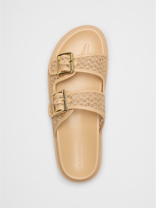 Double Strap Buckle Sandal Banana Republic Factory