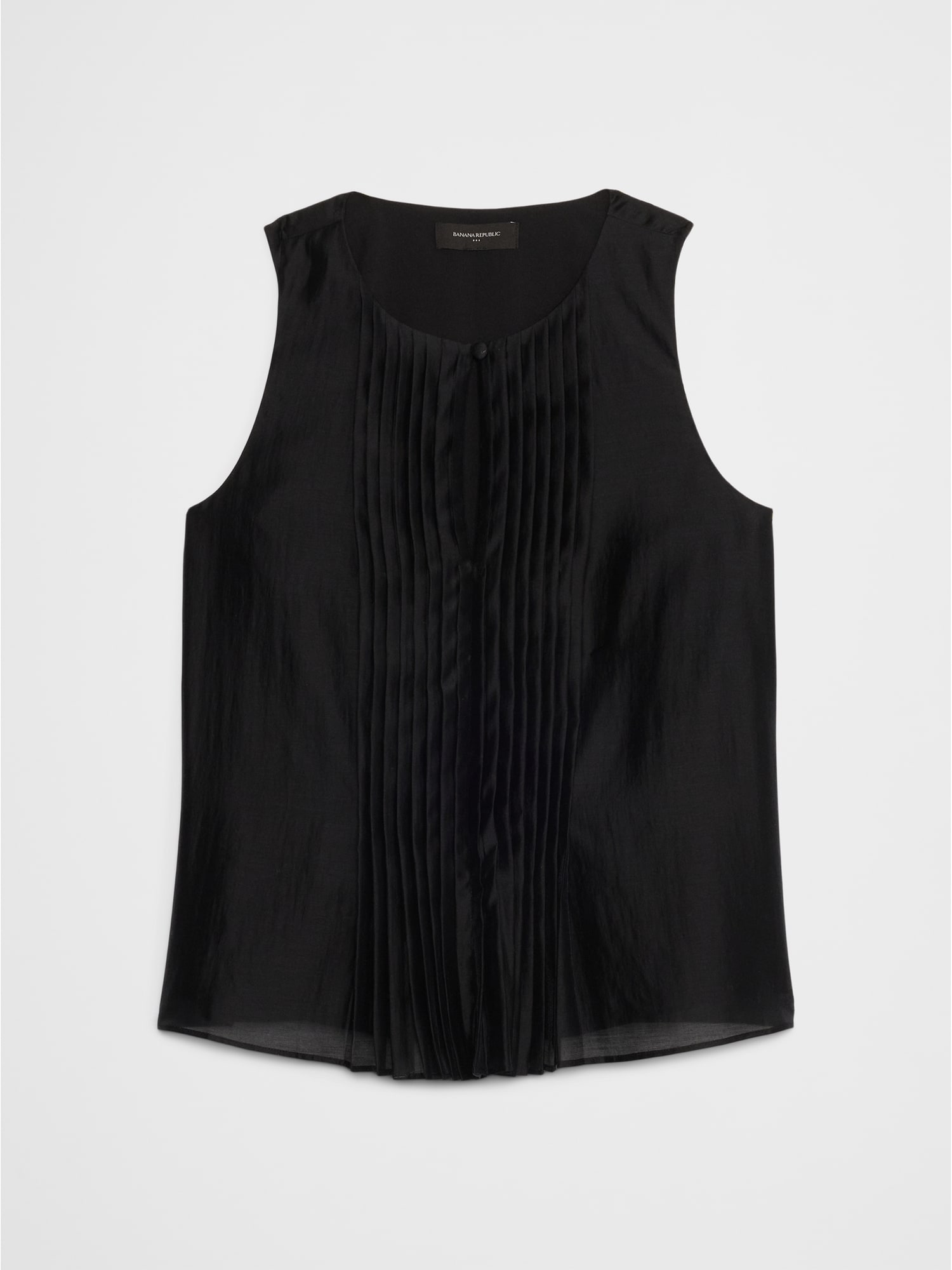 Keyhole Pleated Top