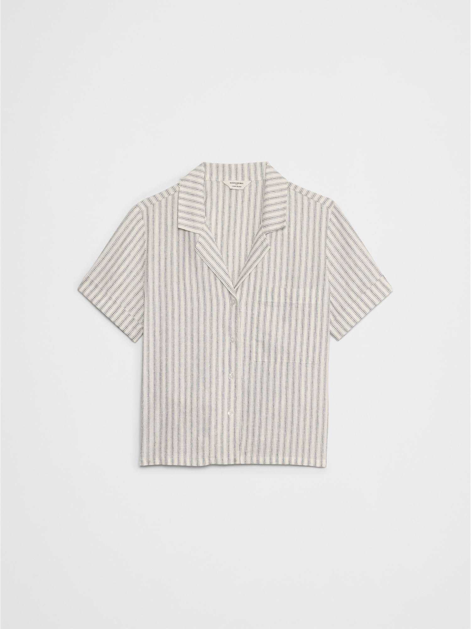 Linen-Blend Shirt