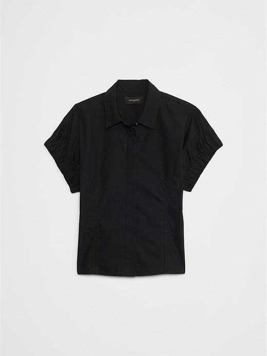 Seamed Poplin Shirt | Banana Republic Factory
