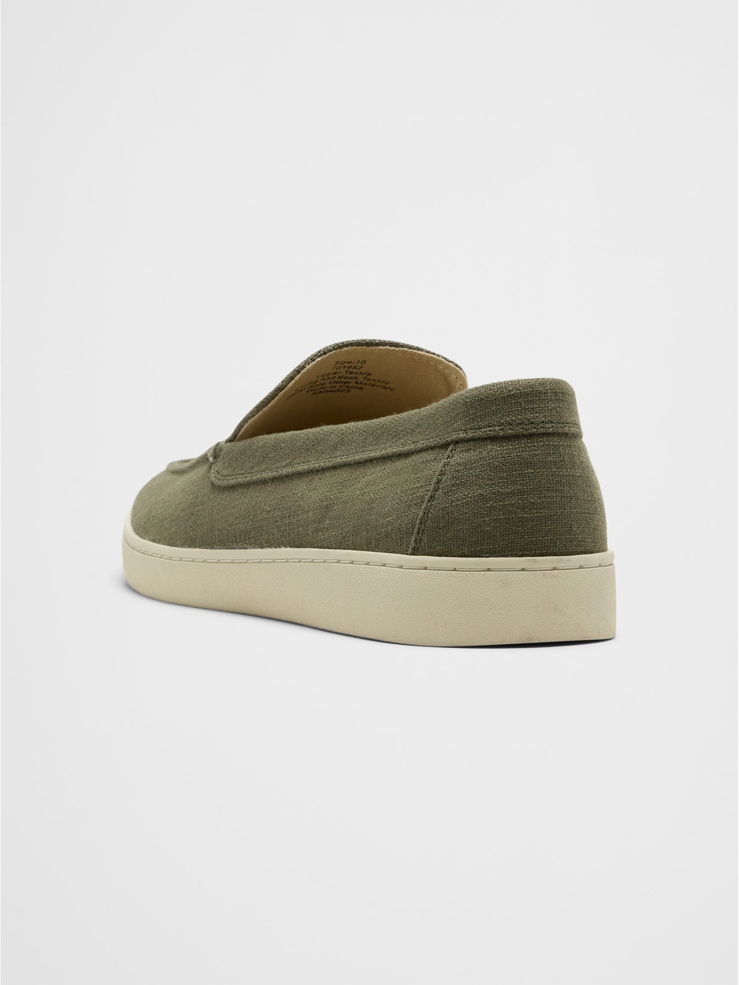 Linen-Blend Loafer