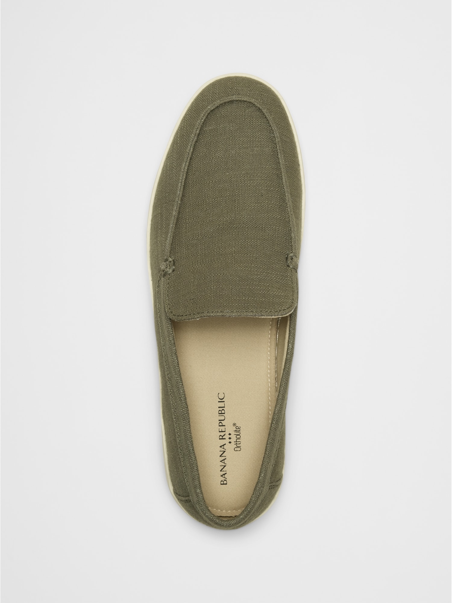 Linen-Blend Loafer