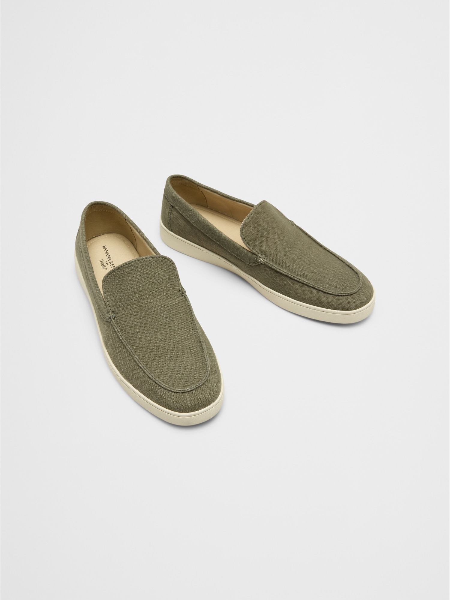 Linen-Blend Loafer