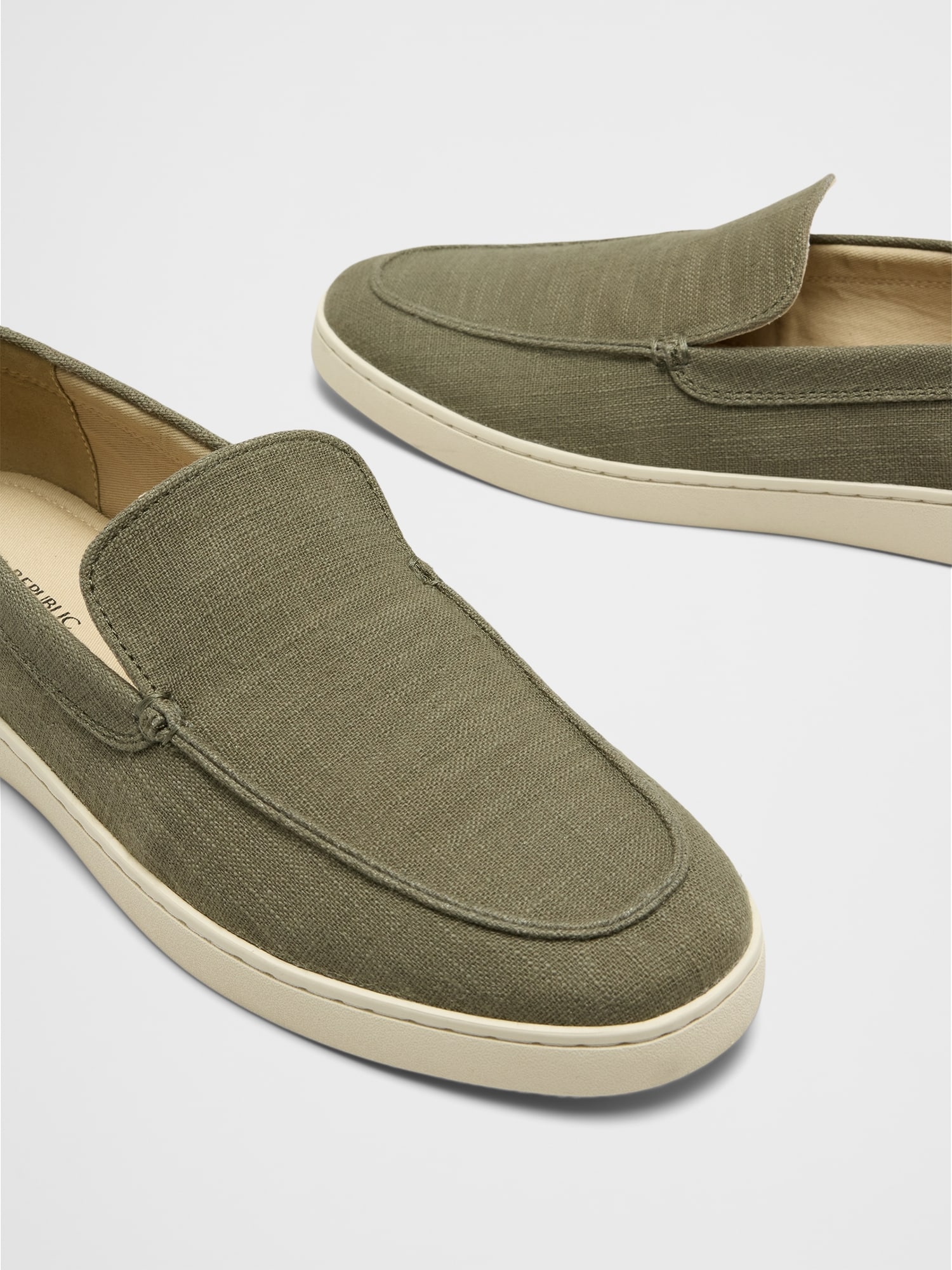 Linen-Blend Loafer