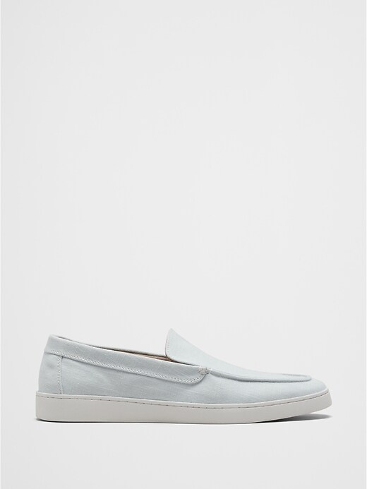 Linen-Blend Loafer