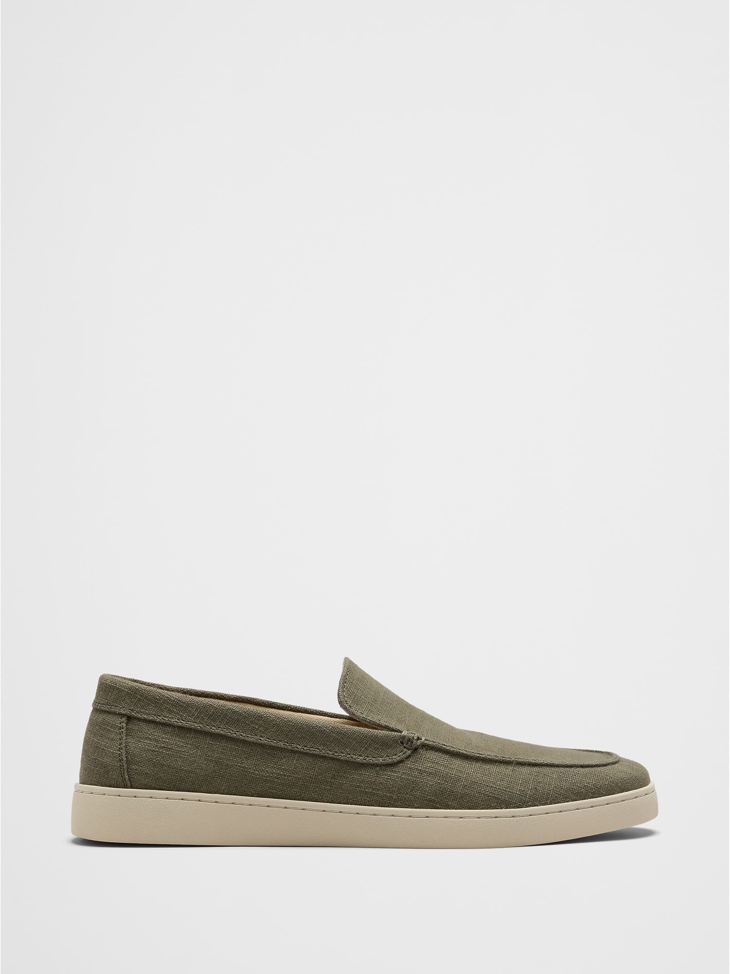 Linen-Blend Loafer