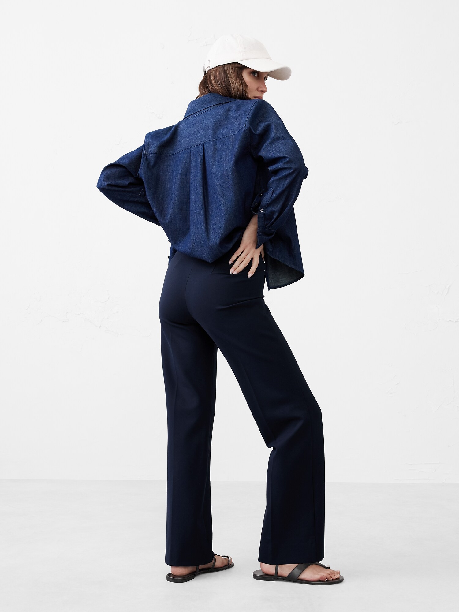 Ponte Straight Pant