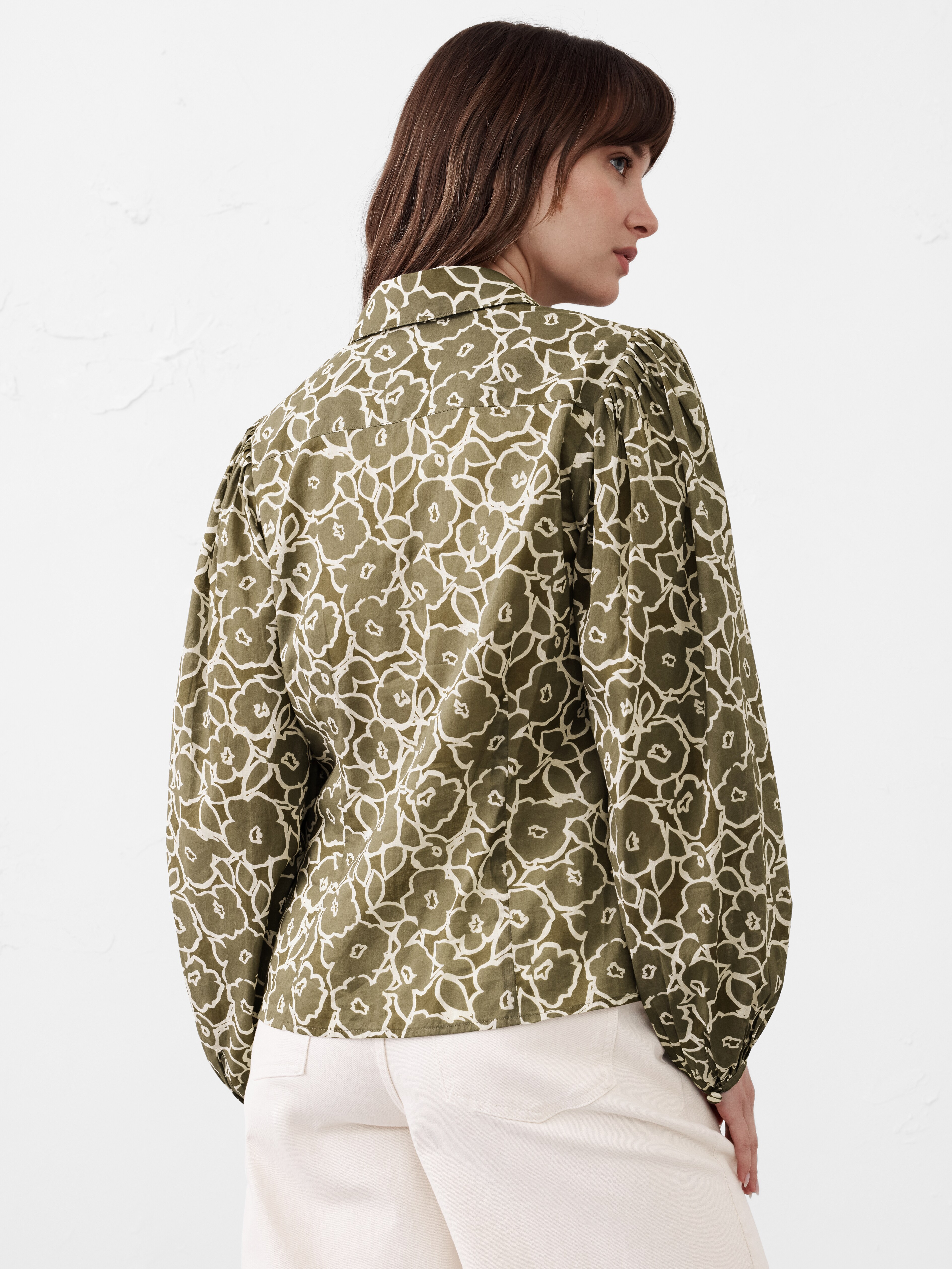 トップス Recycled Cool Washer Puff Blouse Recycled Cool Washer Puff Blouse｜Greed International