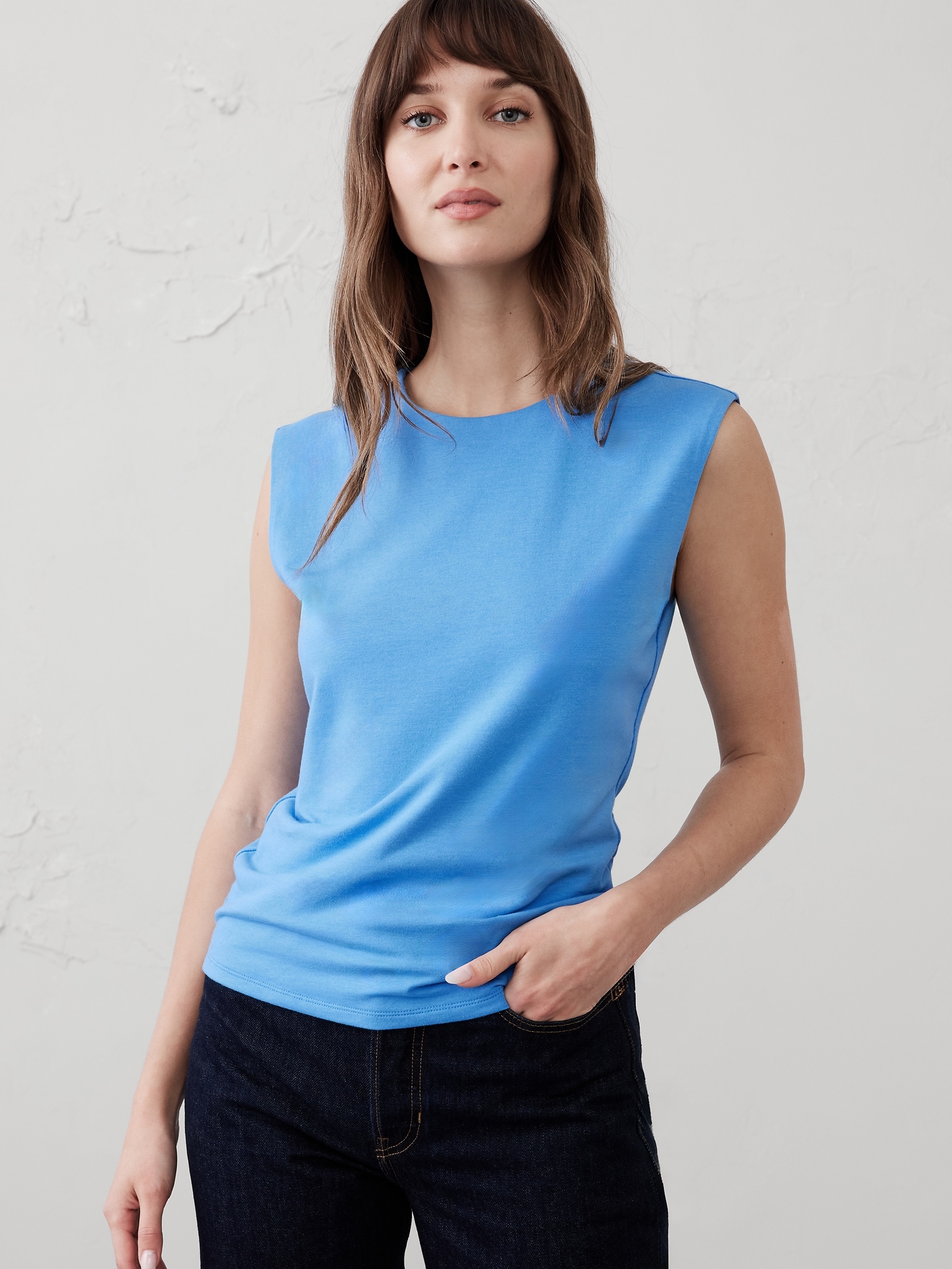 Soft Stretch Crew-Neck T-Shirt