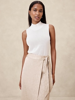 【PORTERNA】Diping jacquard short skirt Jacquard Performance Jersey Pleated Overlay Skirt: Women's