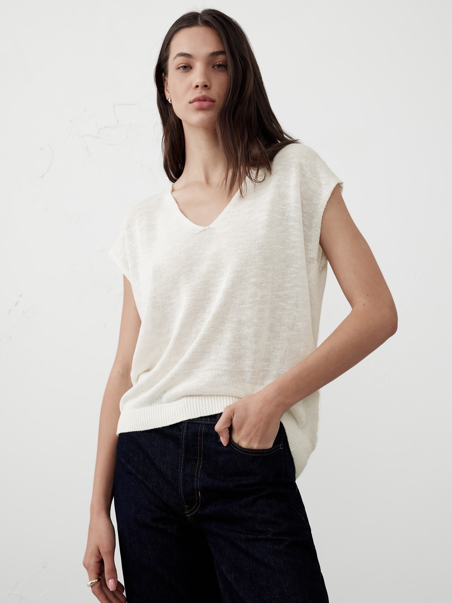 Lightweight V-Neck Sweater