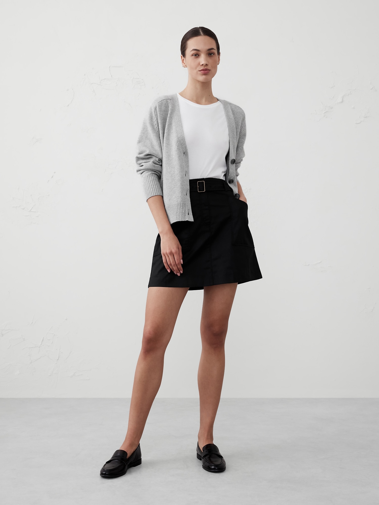 Twill Painters Mini Skirt