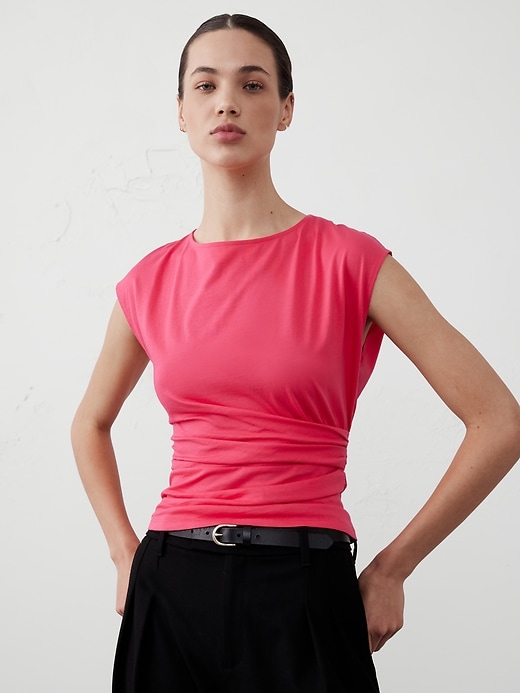 Twist-Waist Top | Banana Republic Factory