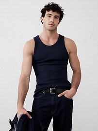 Mini Ribbed Tank | Banana Republic Factory