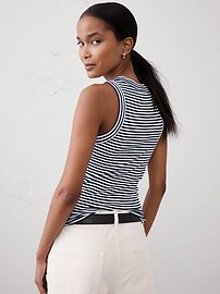 Ribbed Racer Tank