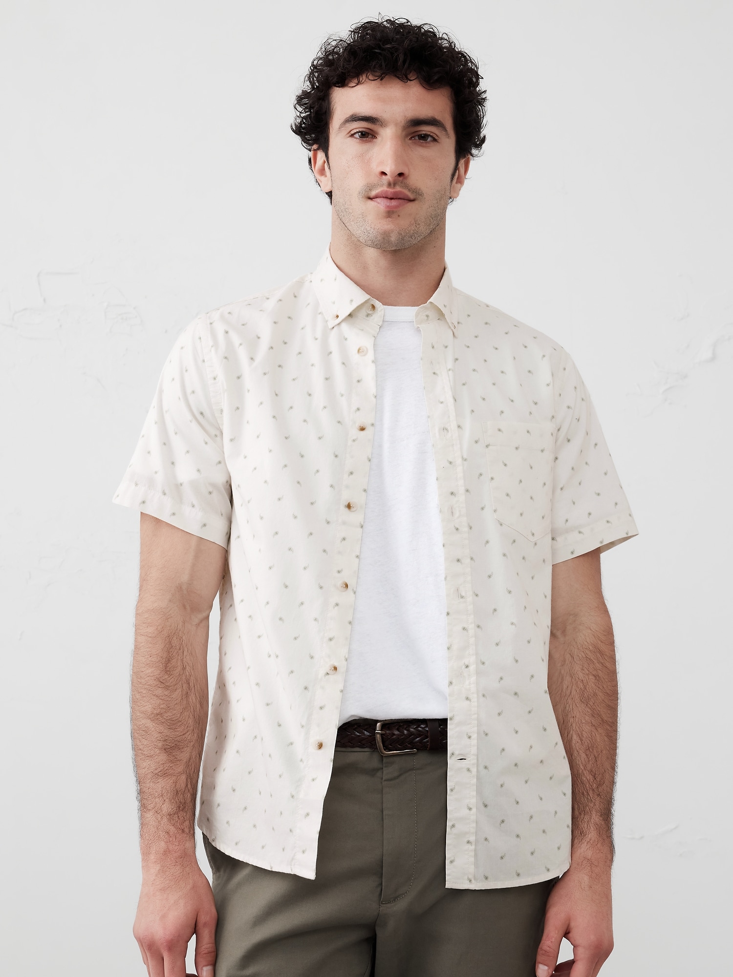 Slim Softwash Cotton Shirt