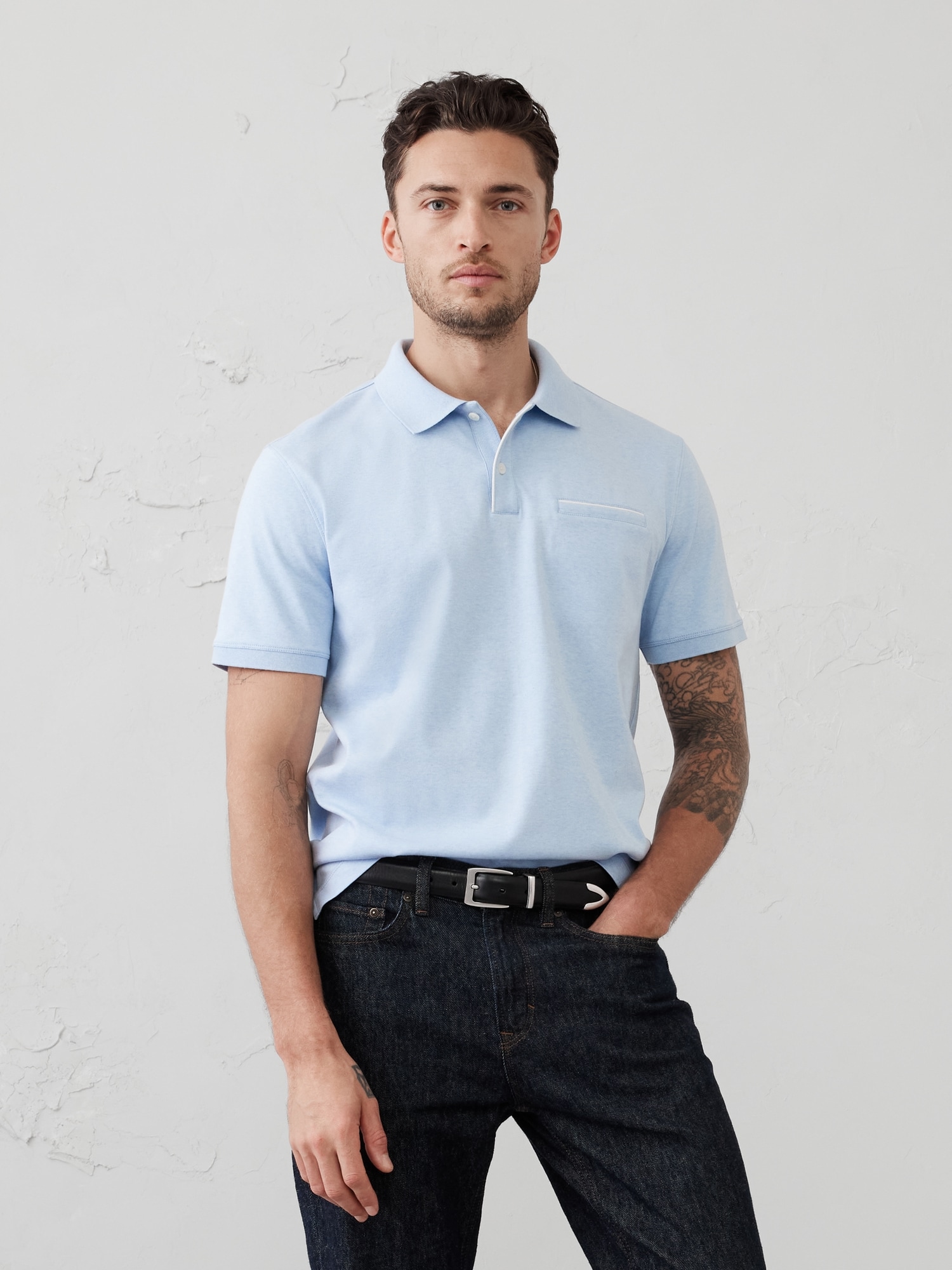 Slim Luxe Touch Polo