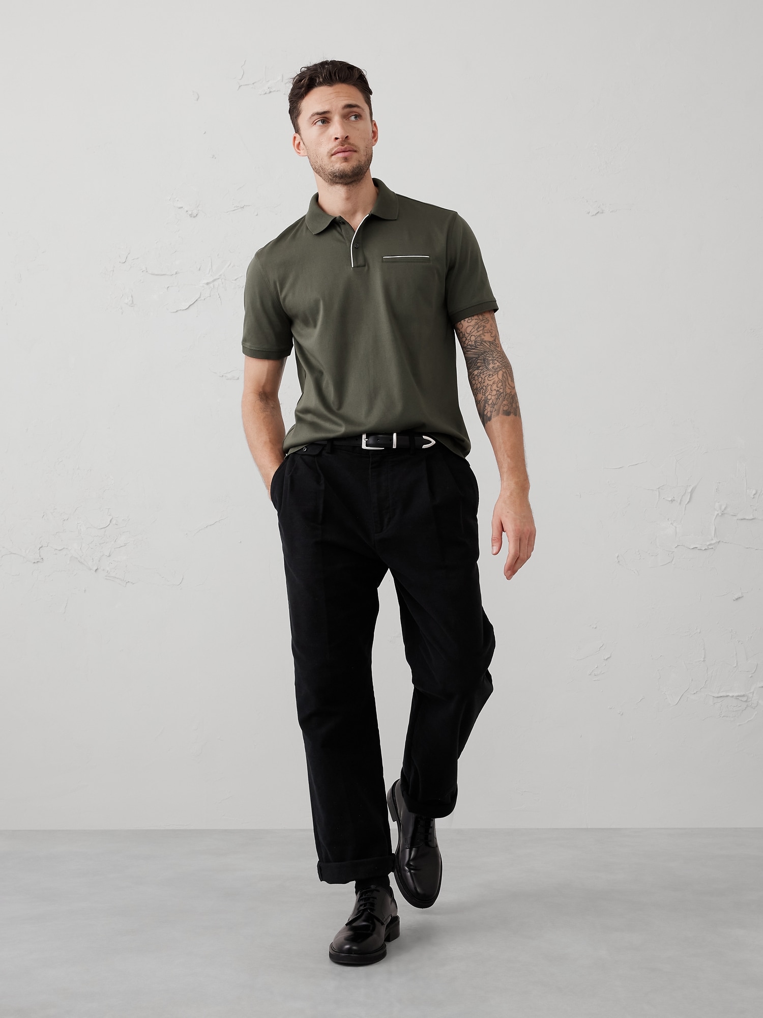 Slim Luxe Touch Polo