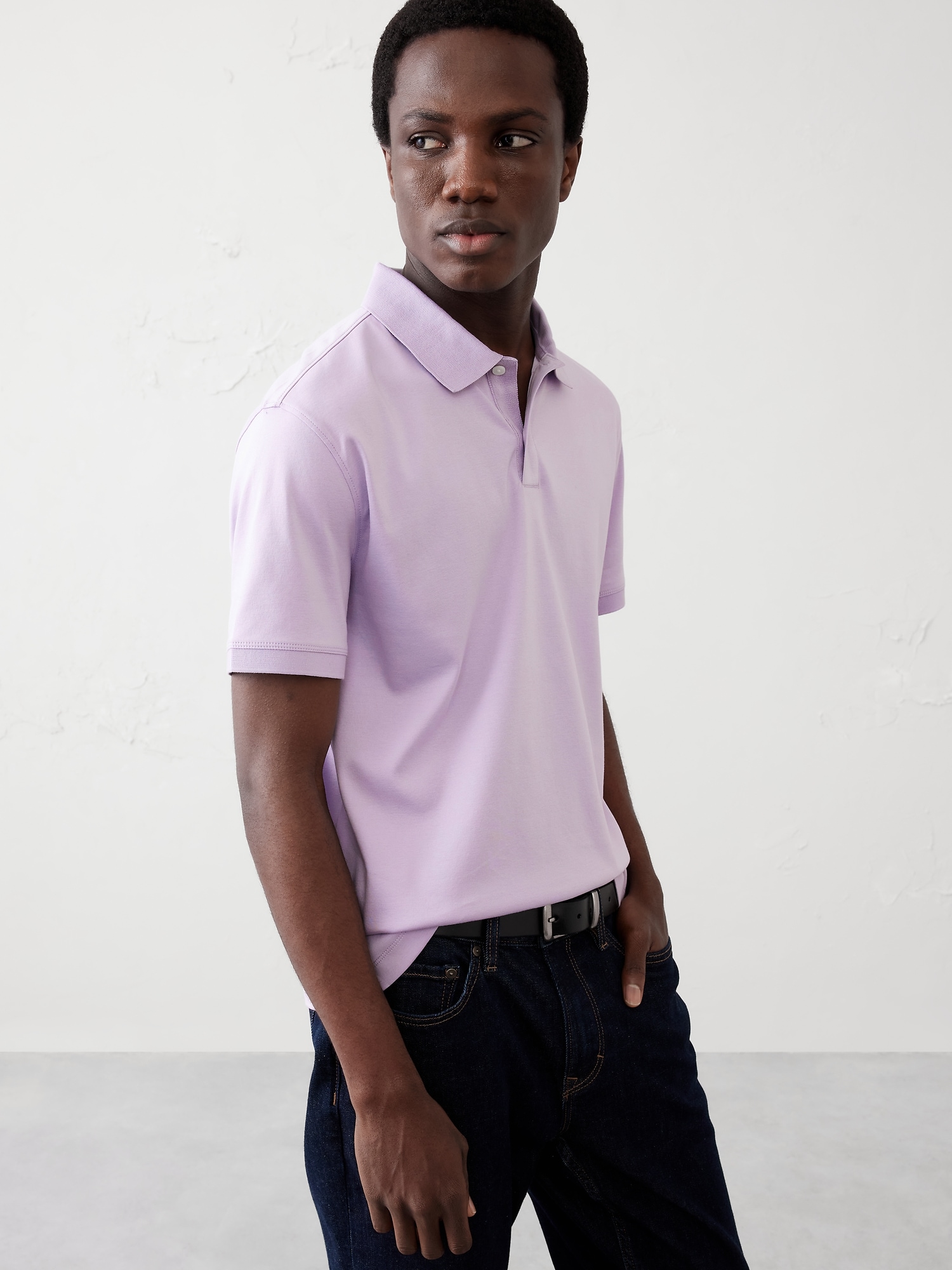 Slim Luxe Touch Polo