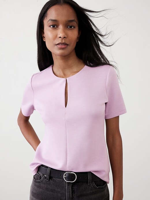 Soft Touch Crew-Neck Top | Banana Republic Factory