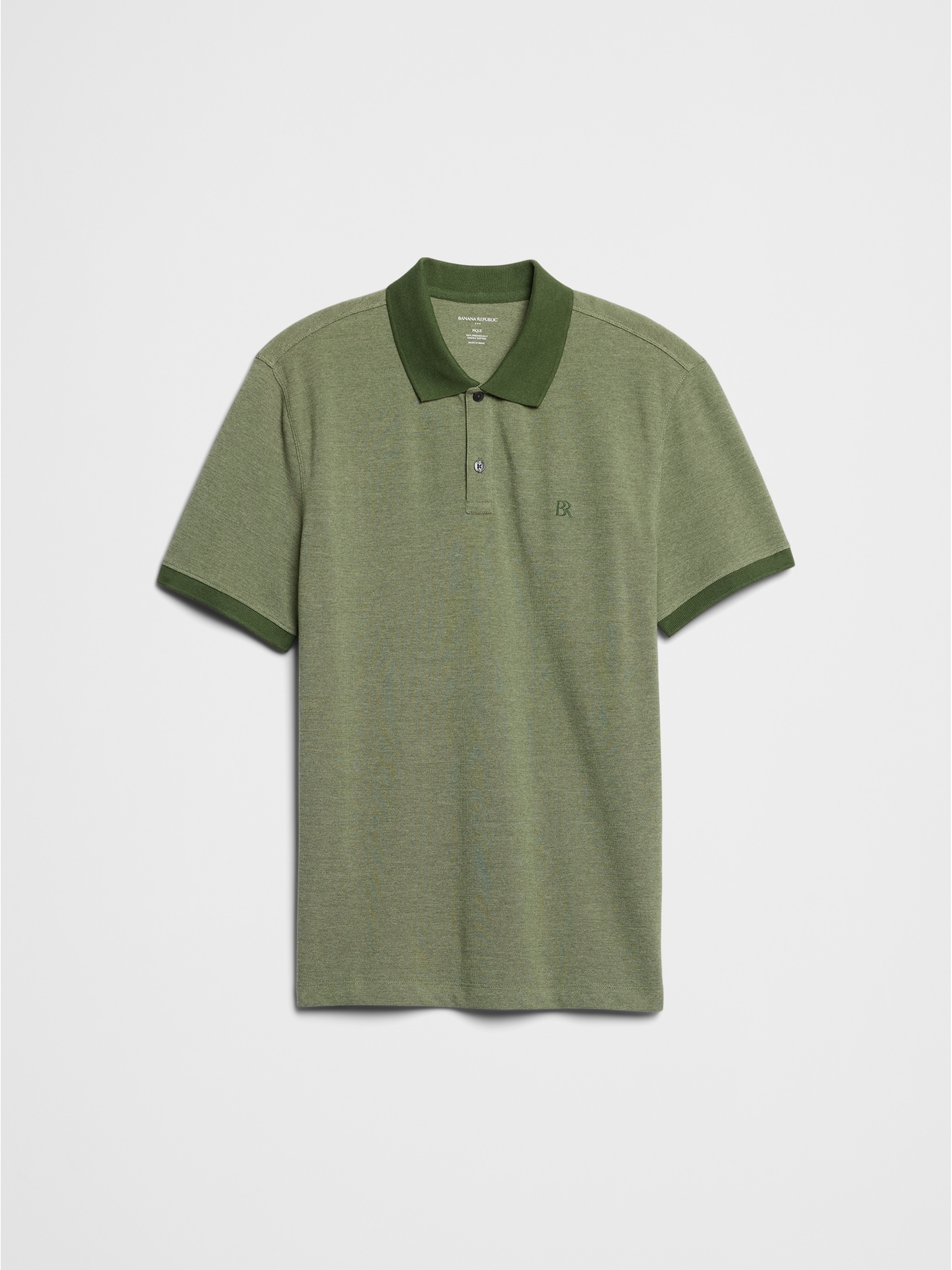 Slim Cotton Pique Polo