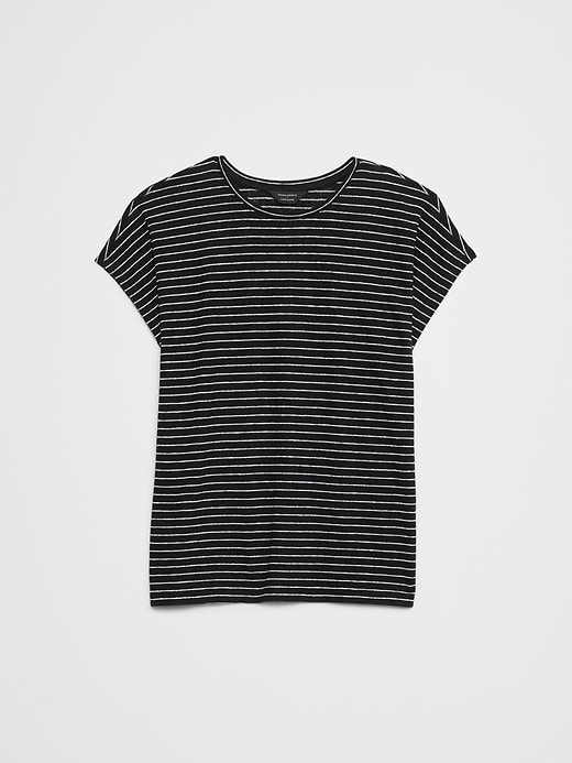 Linen-Blend Dolman T-Shirt | Banana Republic Factory