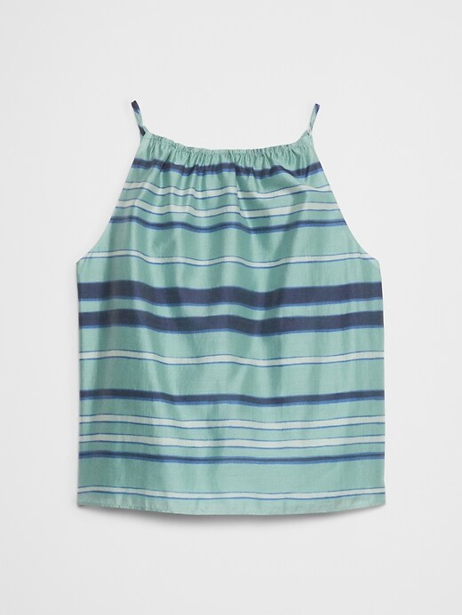 Jacquard Gathered Halter Top | Banana Republic Factory