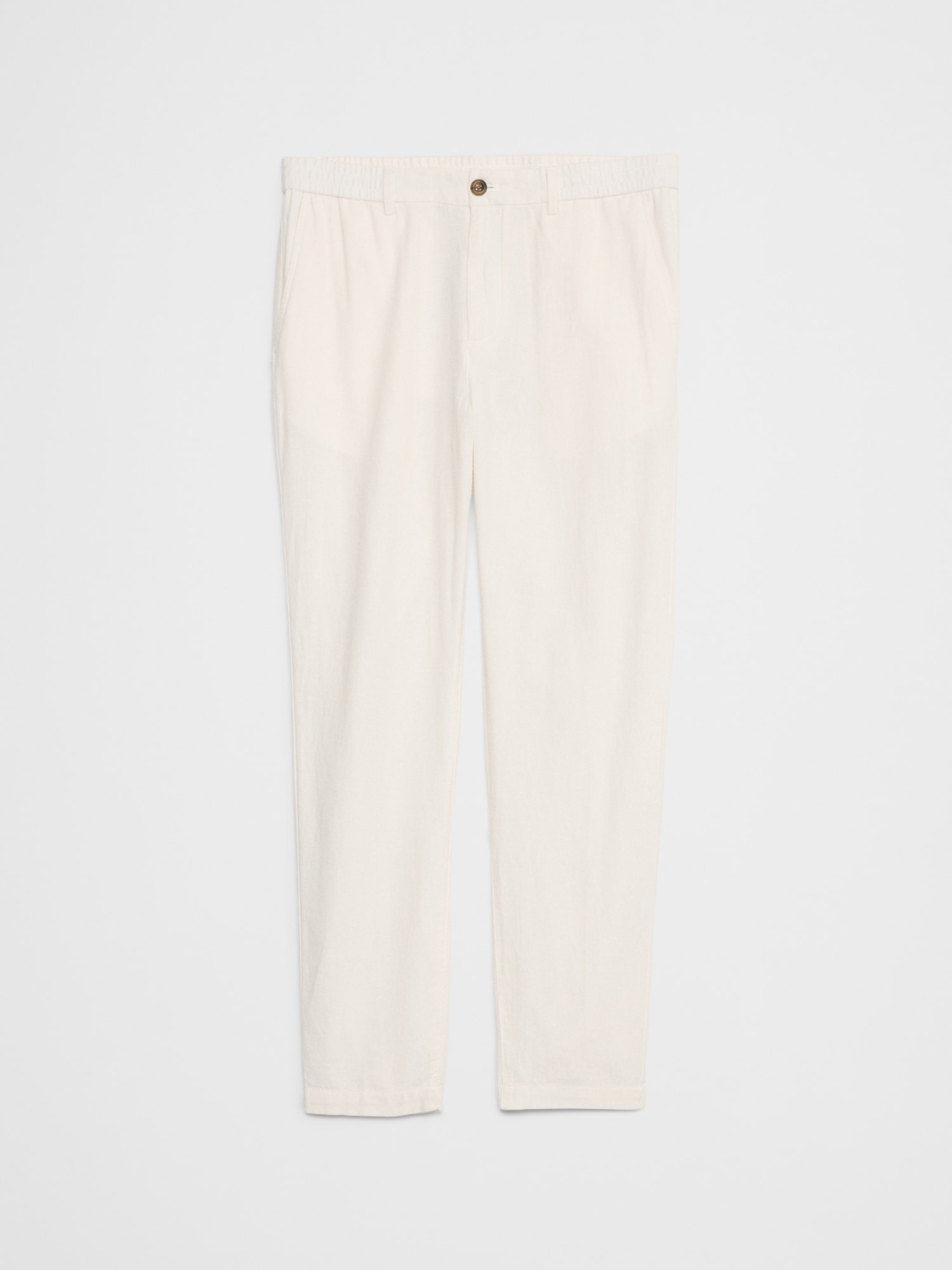 Athletic Linen-Blend Pant