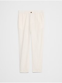 Athletic Linen-Blend Pant
