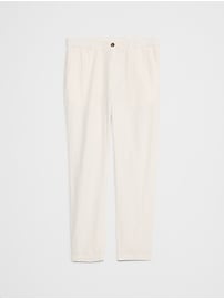 Athletic Linen-Blend Pant
