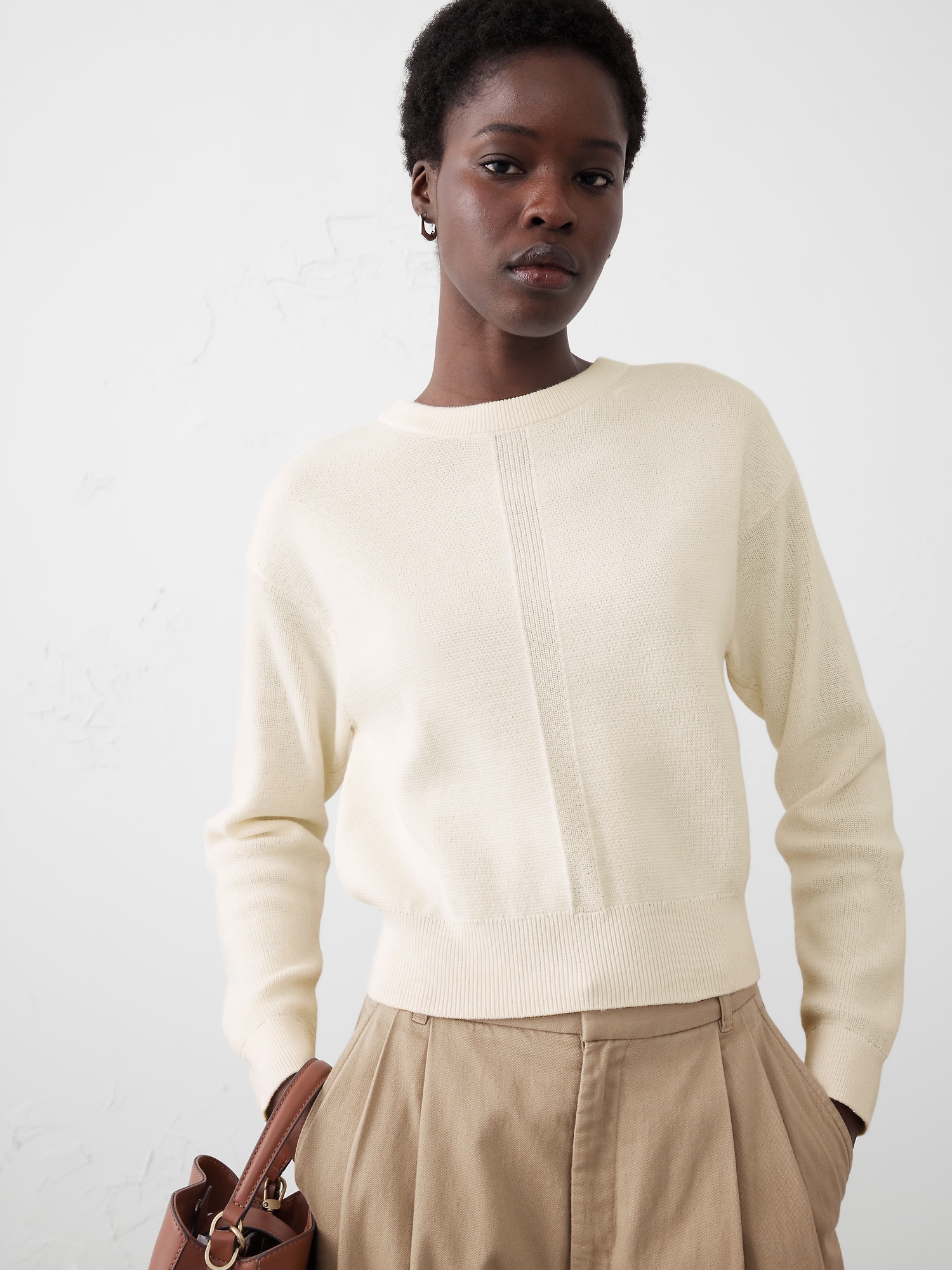 Ribbed Pullover Sweater