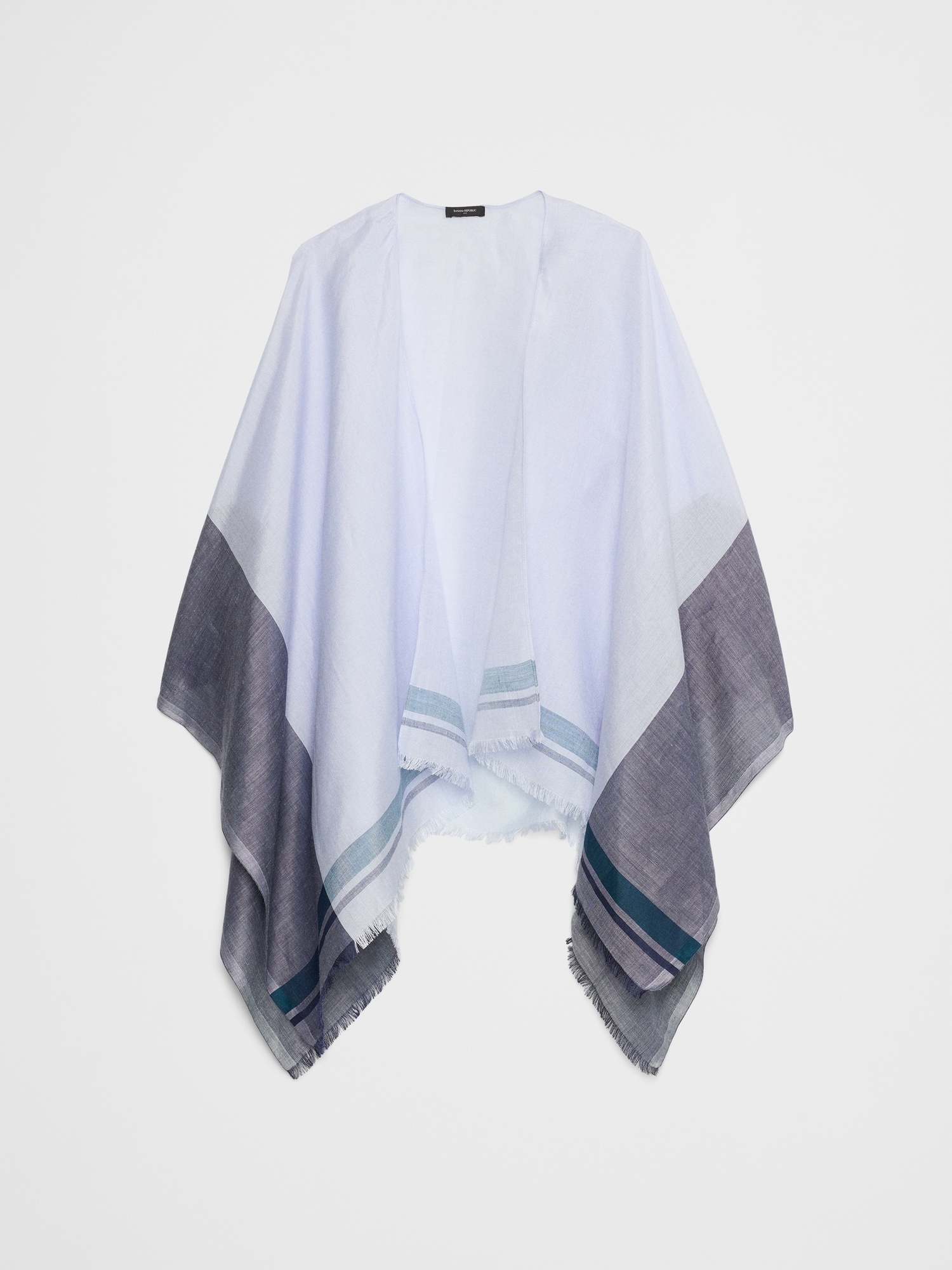 Silk-Ramie Poncho