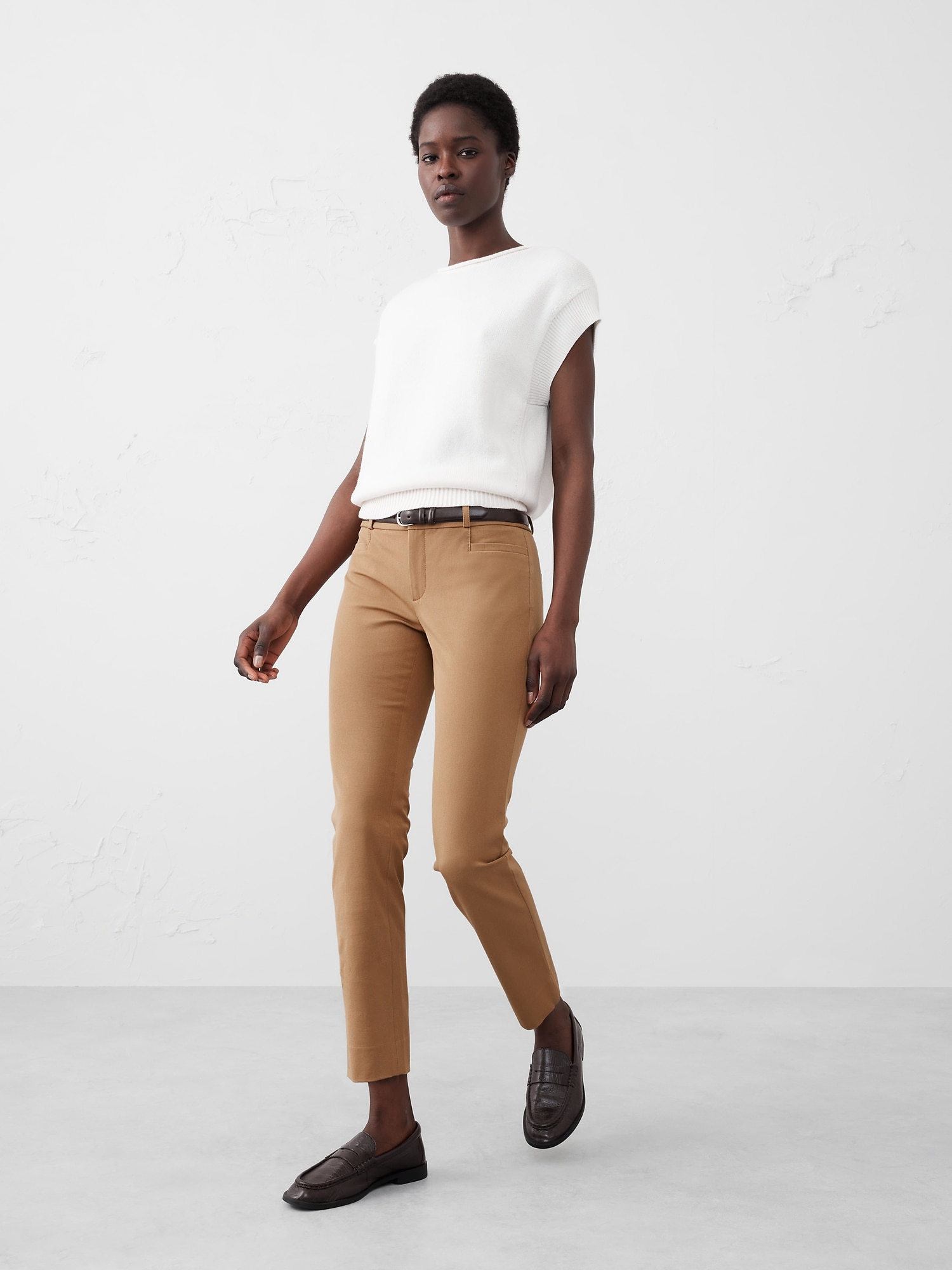 Sloan Slim Pant - Beige