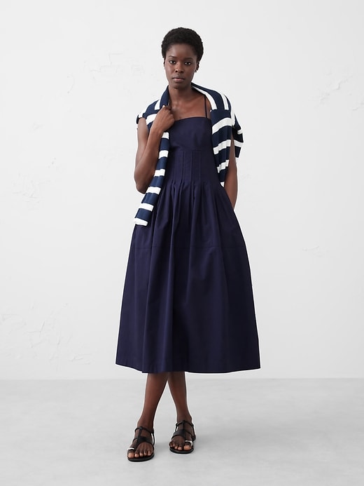banana republic chiffon pleated midi dress Chiffon Pleated Midi Dress
