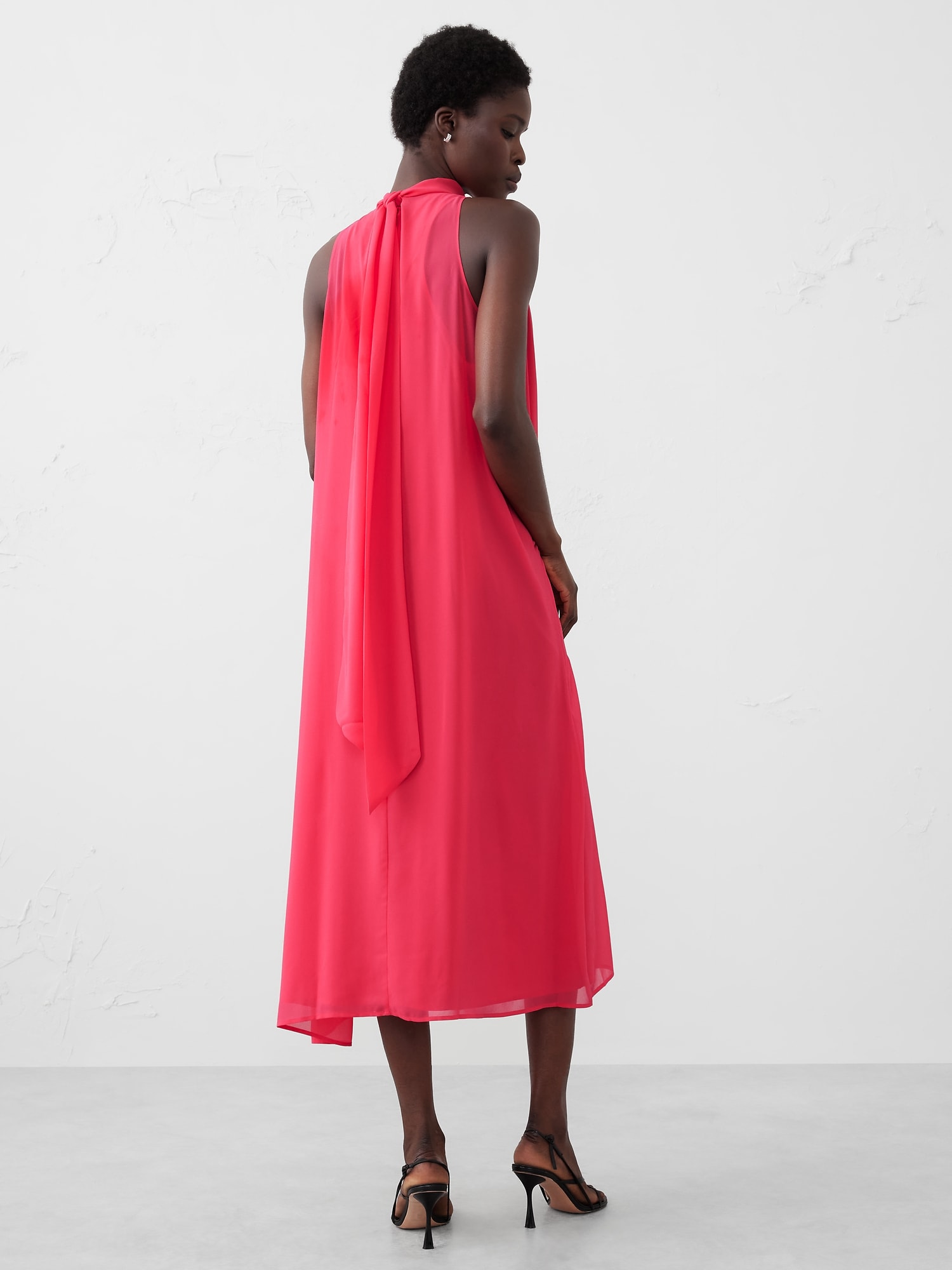 Chiffon Midi Dress