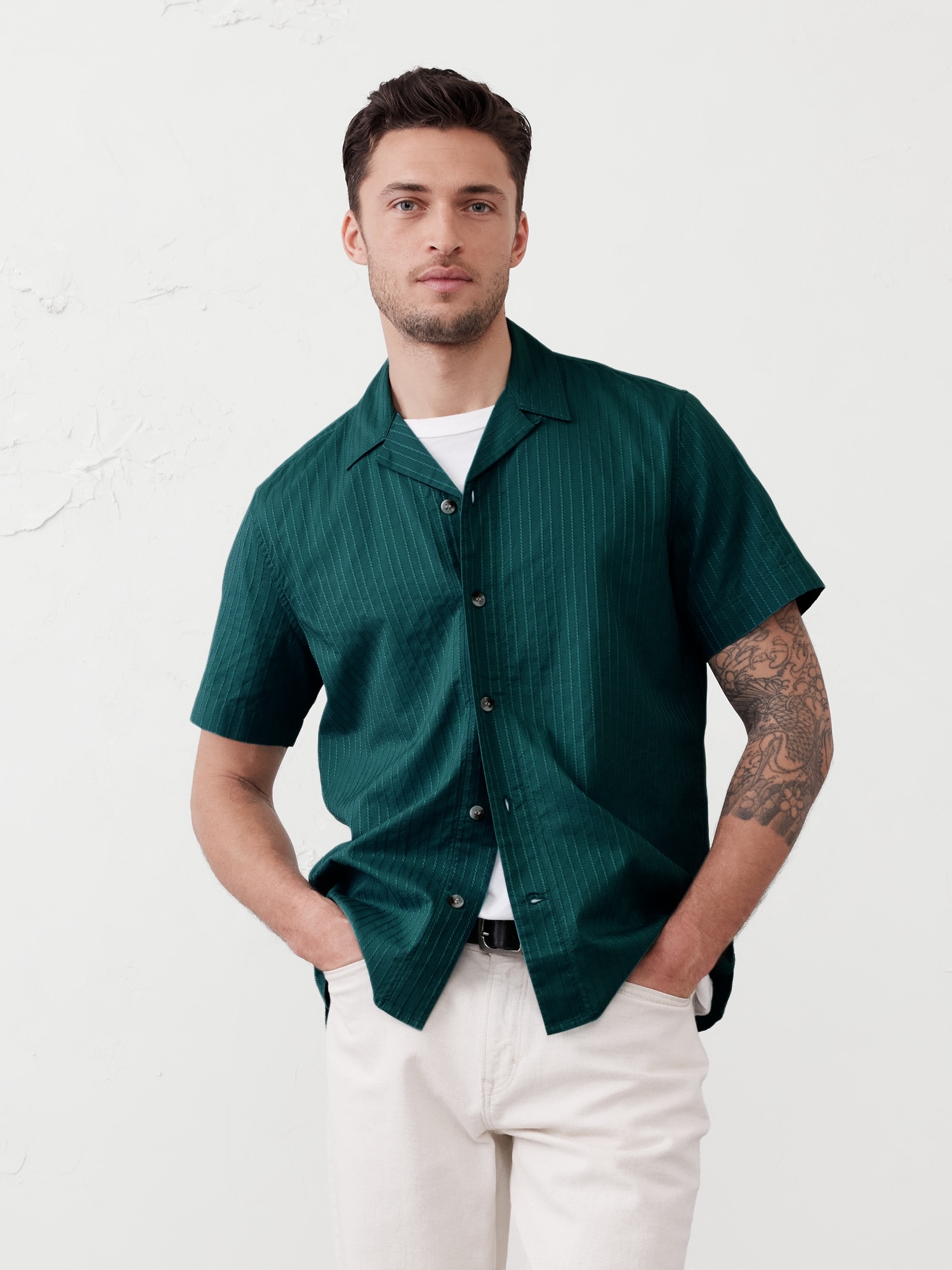 Textured Resort Shirt