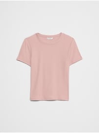 Ribbed Short T-Shirt