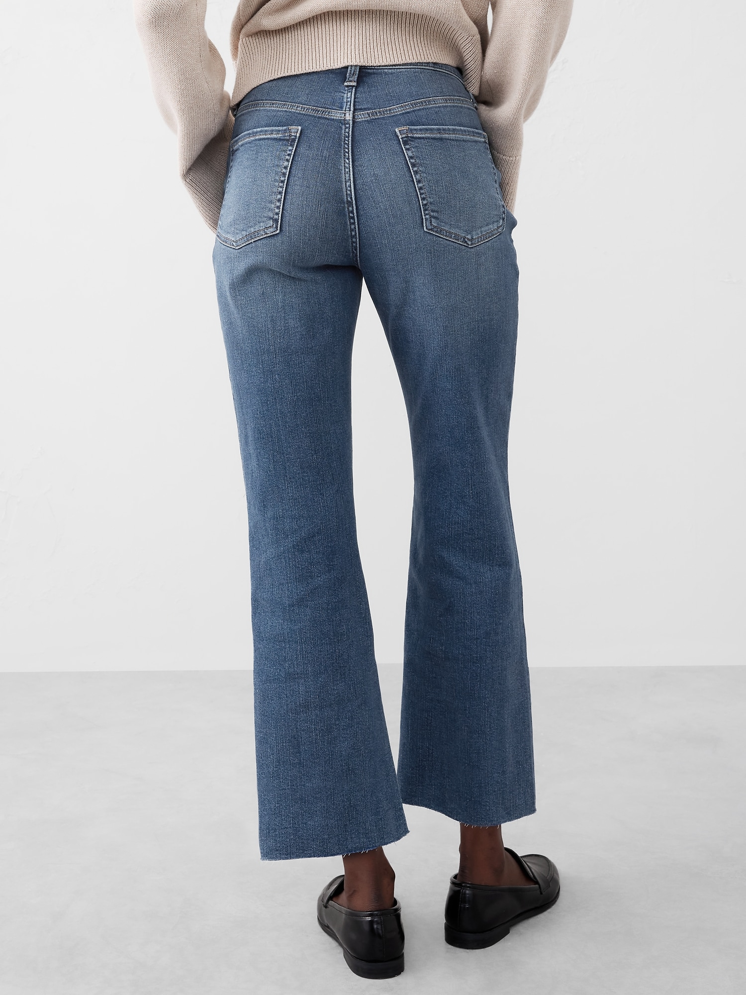 High-Rise Bootcut Cropped Jean