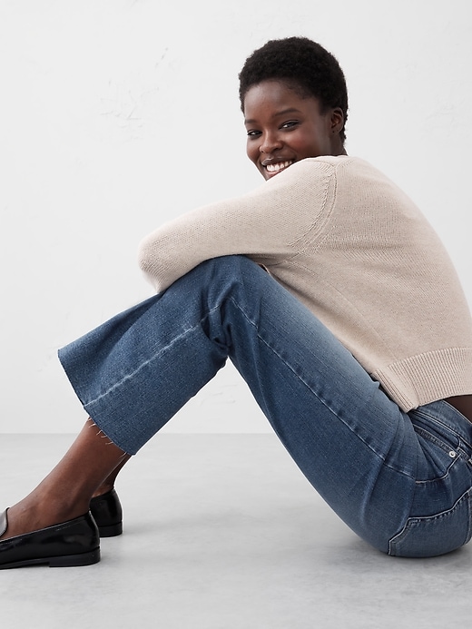 Kick Flare High-Rise Cropped Jean | Banana Republic Factory