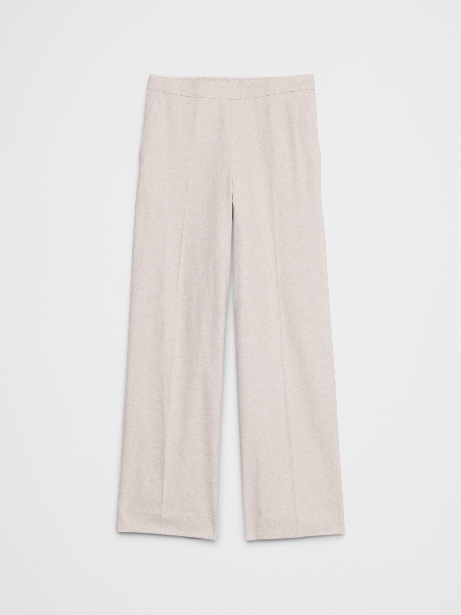 Hayden Linen-Blend Wide-Leg Pant