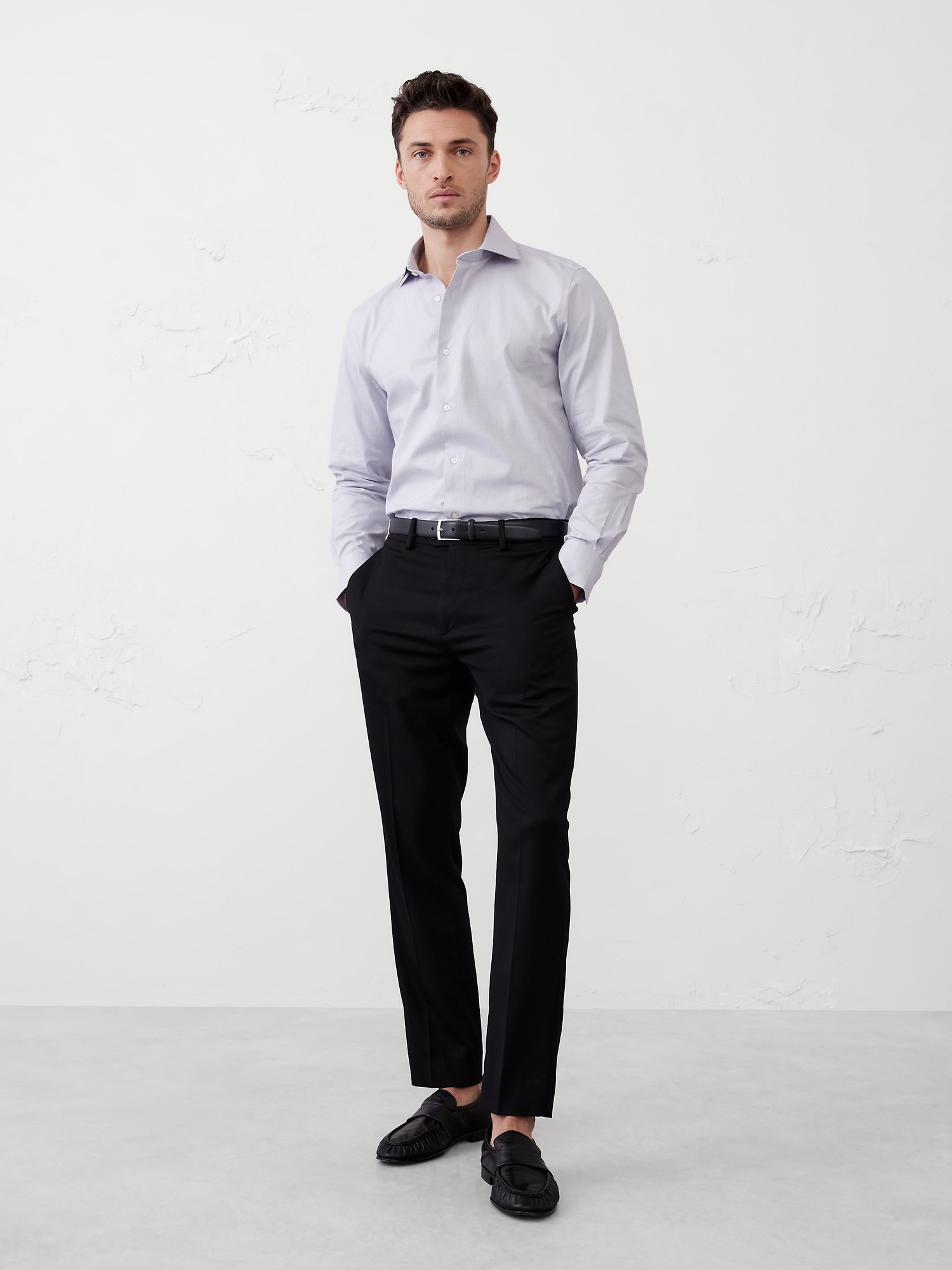 Slim Dobby Dress Shirt