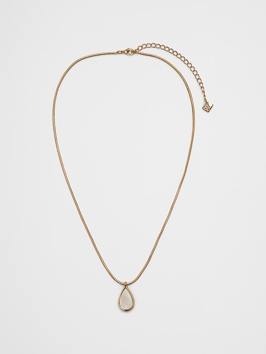 BANANA REPUBLIC FACTORY☆Mother of Pearl Bar Necklace・Gold Mother-of-Pearl Bar Necklace | Banana Republic Factory