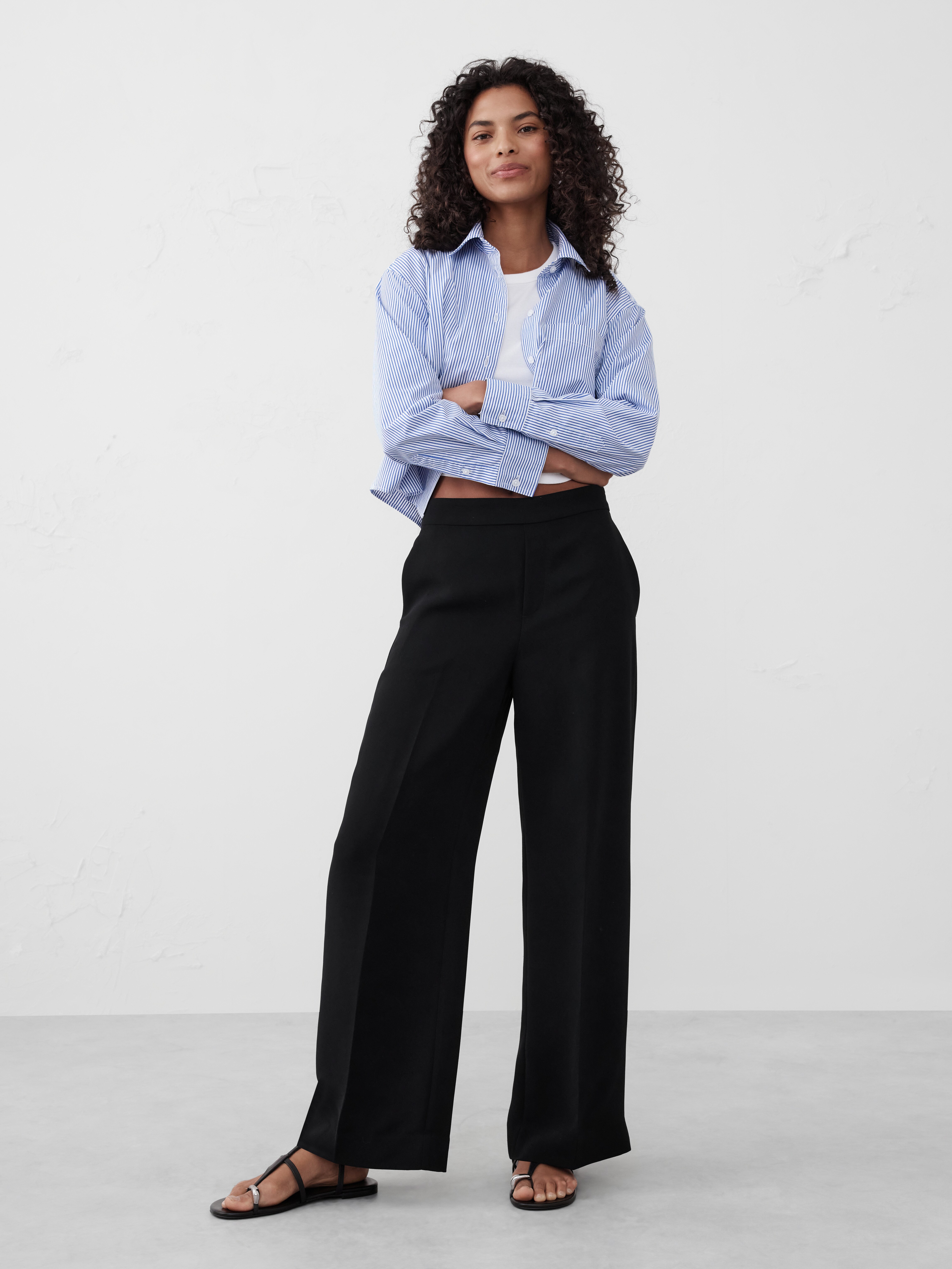 【2plan】Ice Crease Wide Slacks 2plan (ツープラン) - アイスクリーズワイドスラックス / Ice