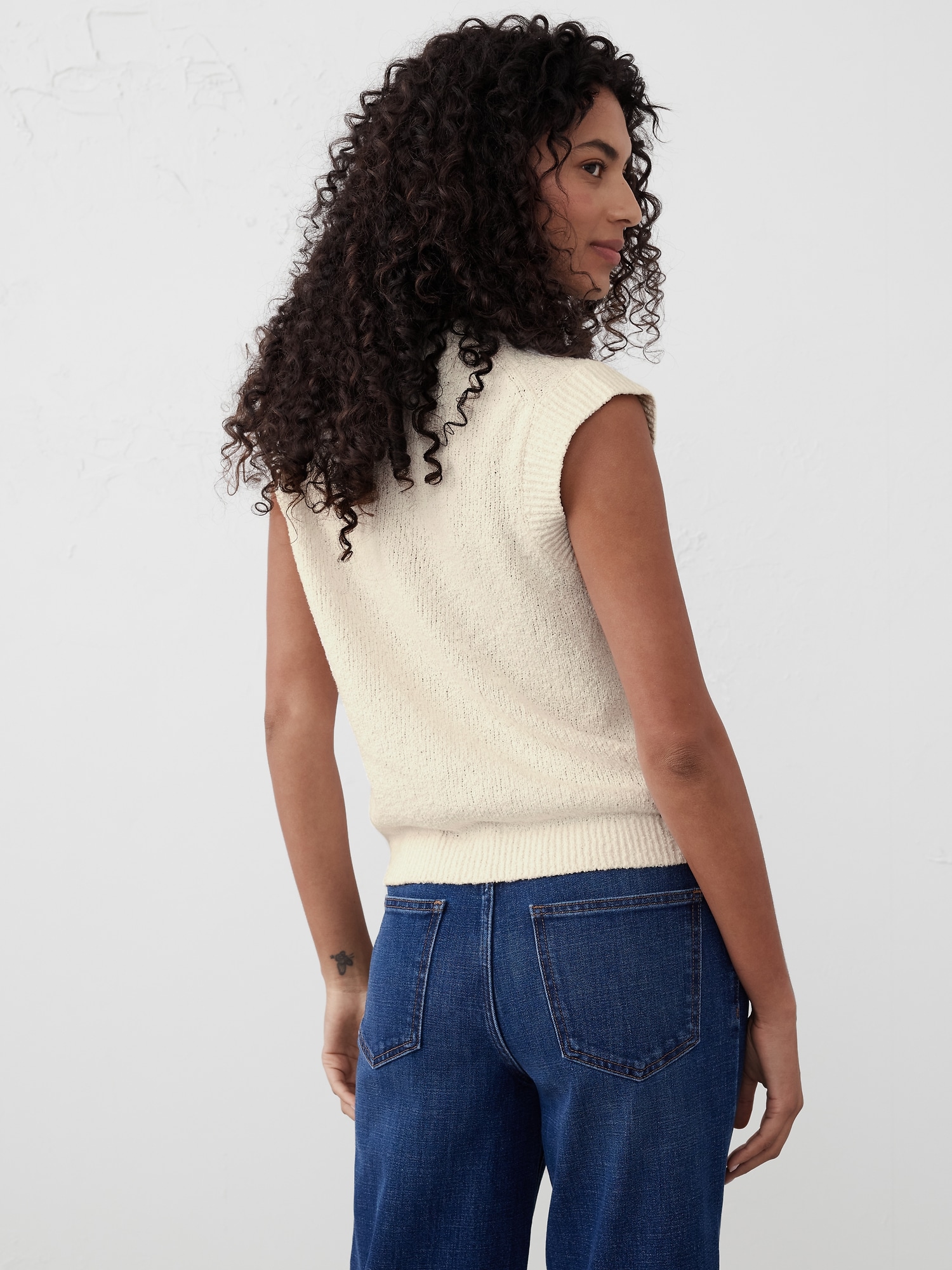 Bouclé Pullover Sweater