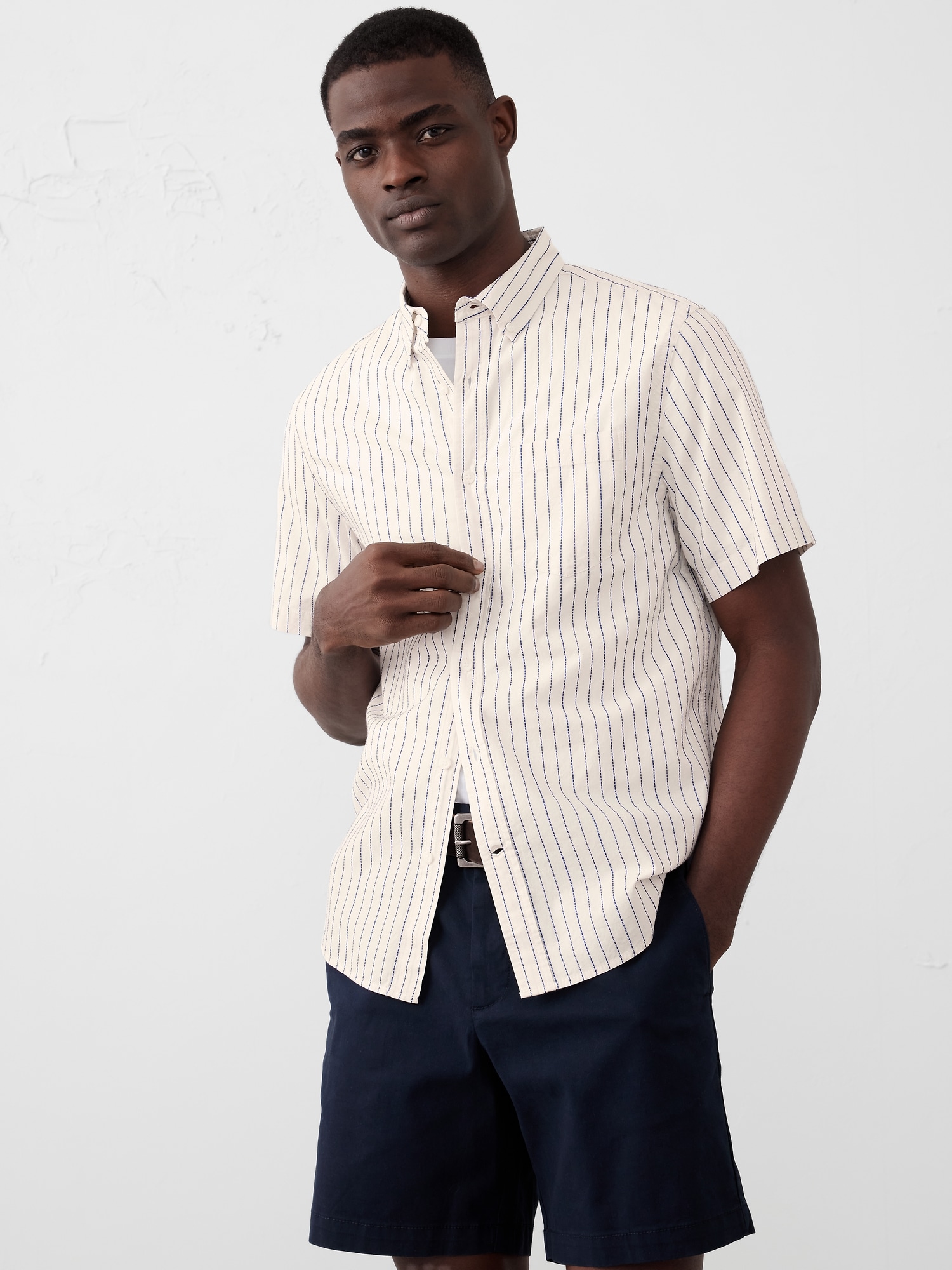 Slim Softwash Cotton Shirt